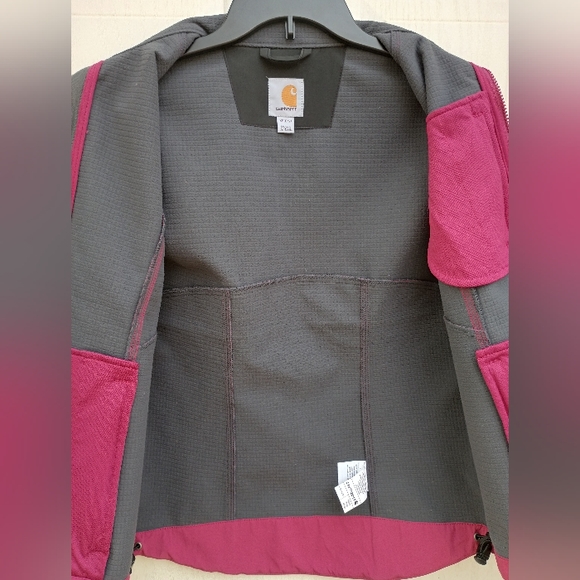 Carhartt Denwood Softshell Vest Raspberry Pink Ladies Sz XSmall - Picture 5 of 11